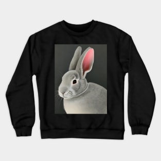 Rabbit Painting Crewneck Sweatshirt